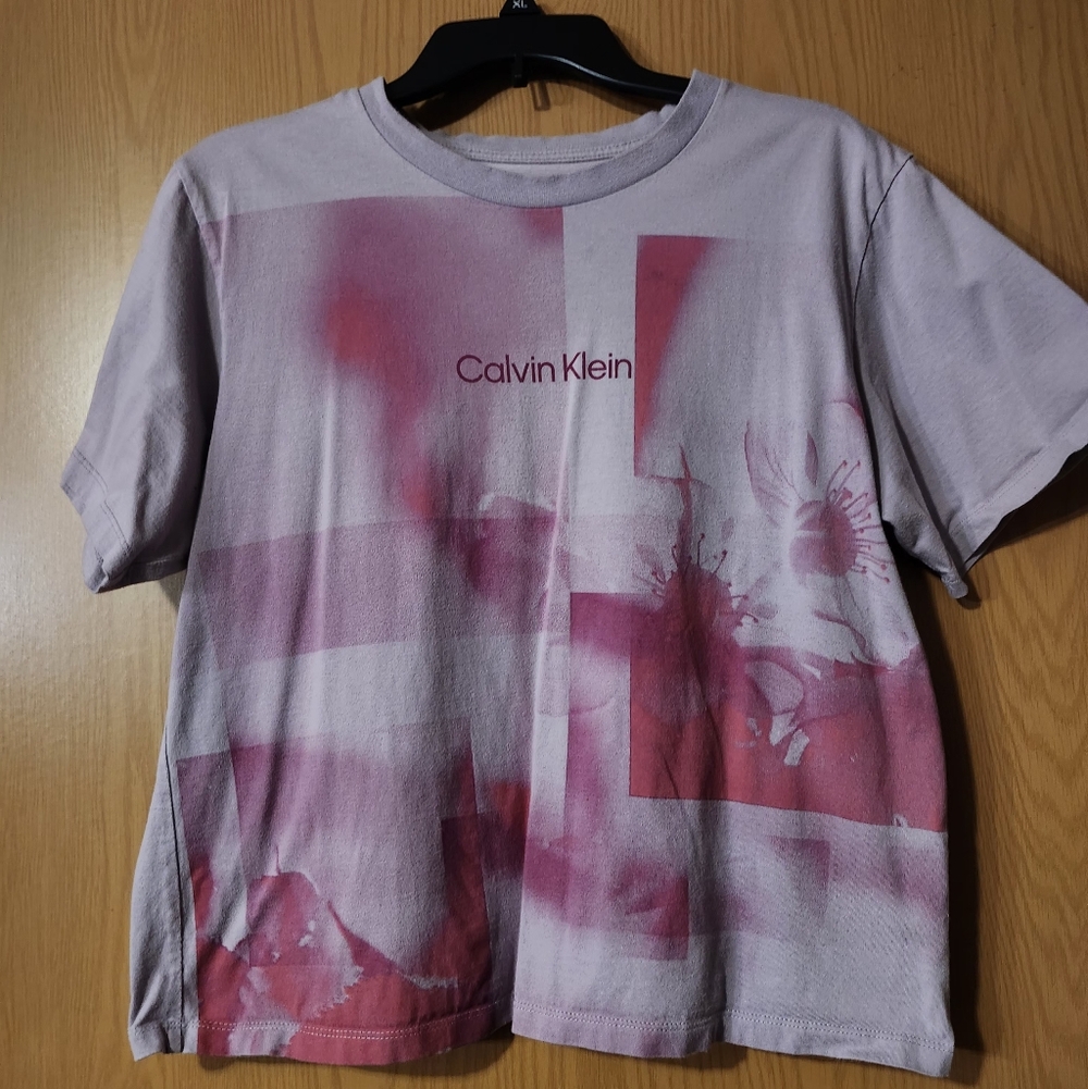 Calvin Klein Pink Floral T-Shirt